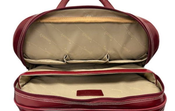 DENALI | 15" Leather Wheeled Ladies Laptop Case