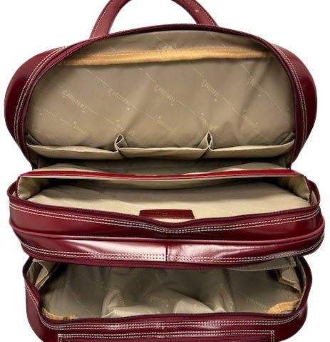 DENALI | 15" Leather Wheeled Ladies Laptop Case