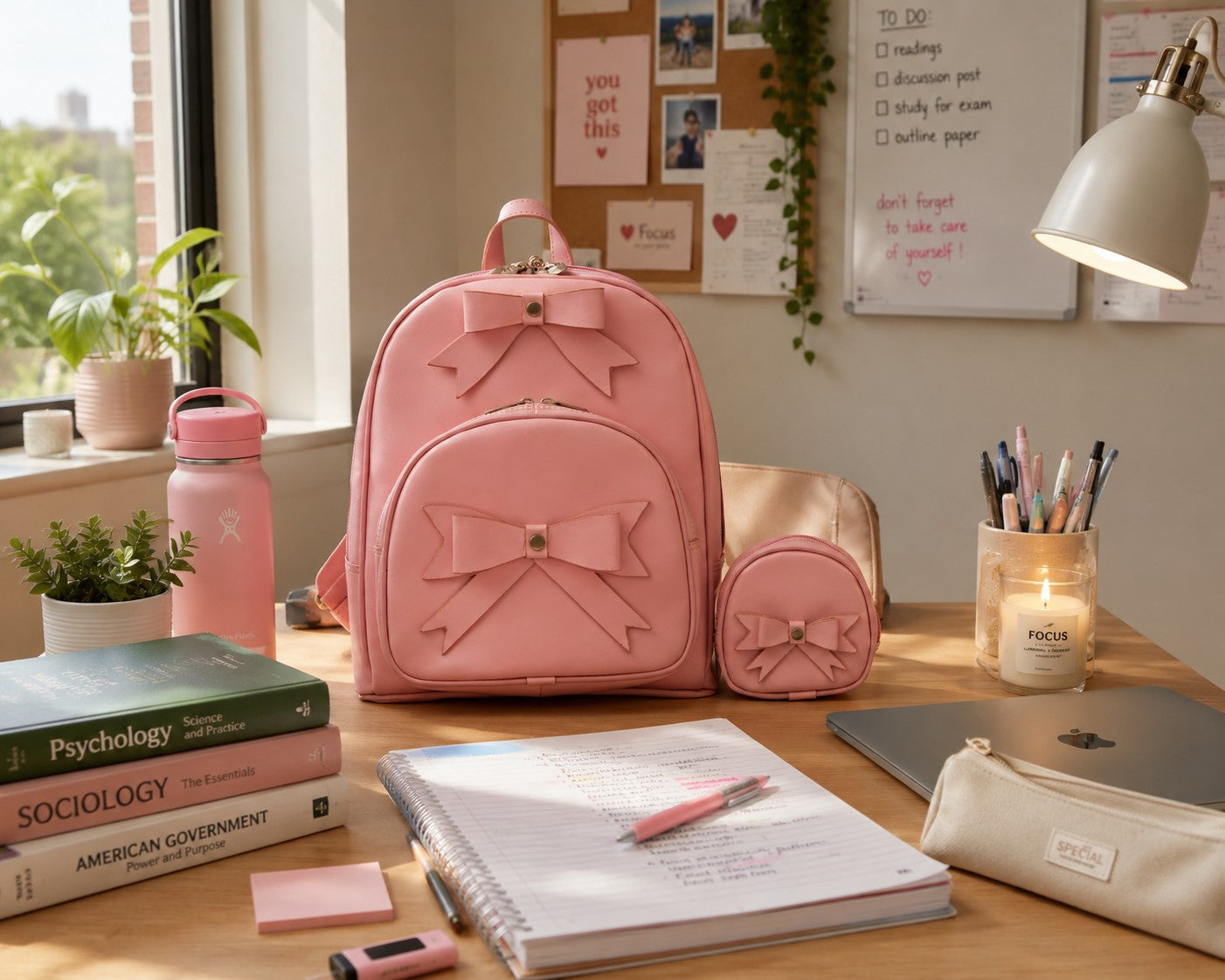 blush leather school backpack McKlein Arches Bow Orange AC™ Platinum Fly Reel Sized to carry everything Size:1x tag-nature-lovers