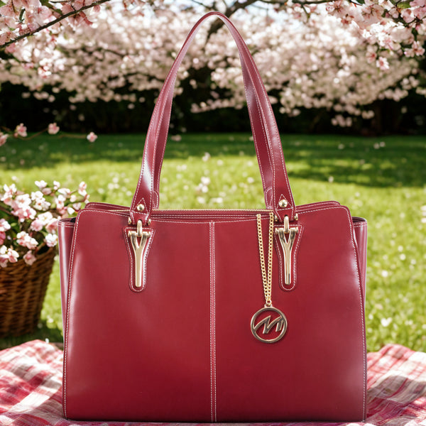 GLENNA | Leather Tablet Tote