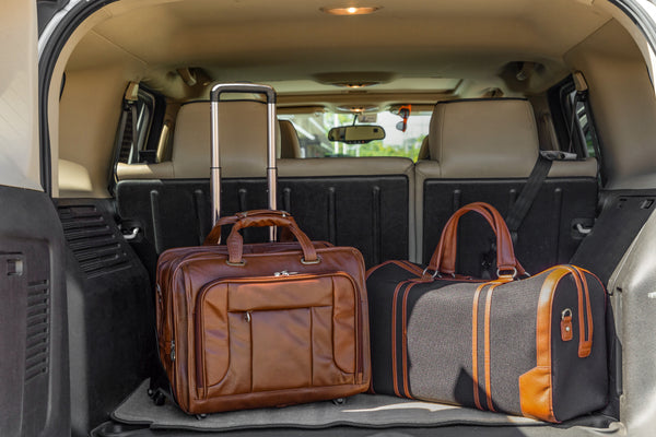 WEST TOWN | 17” Leather Detachable-Wheeled Laptop Case