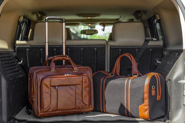 WEST TOWN | 17” Leather Detachable-Wheeled Laptop Case