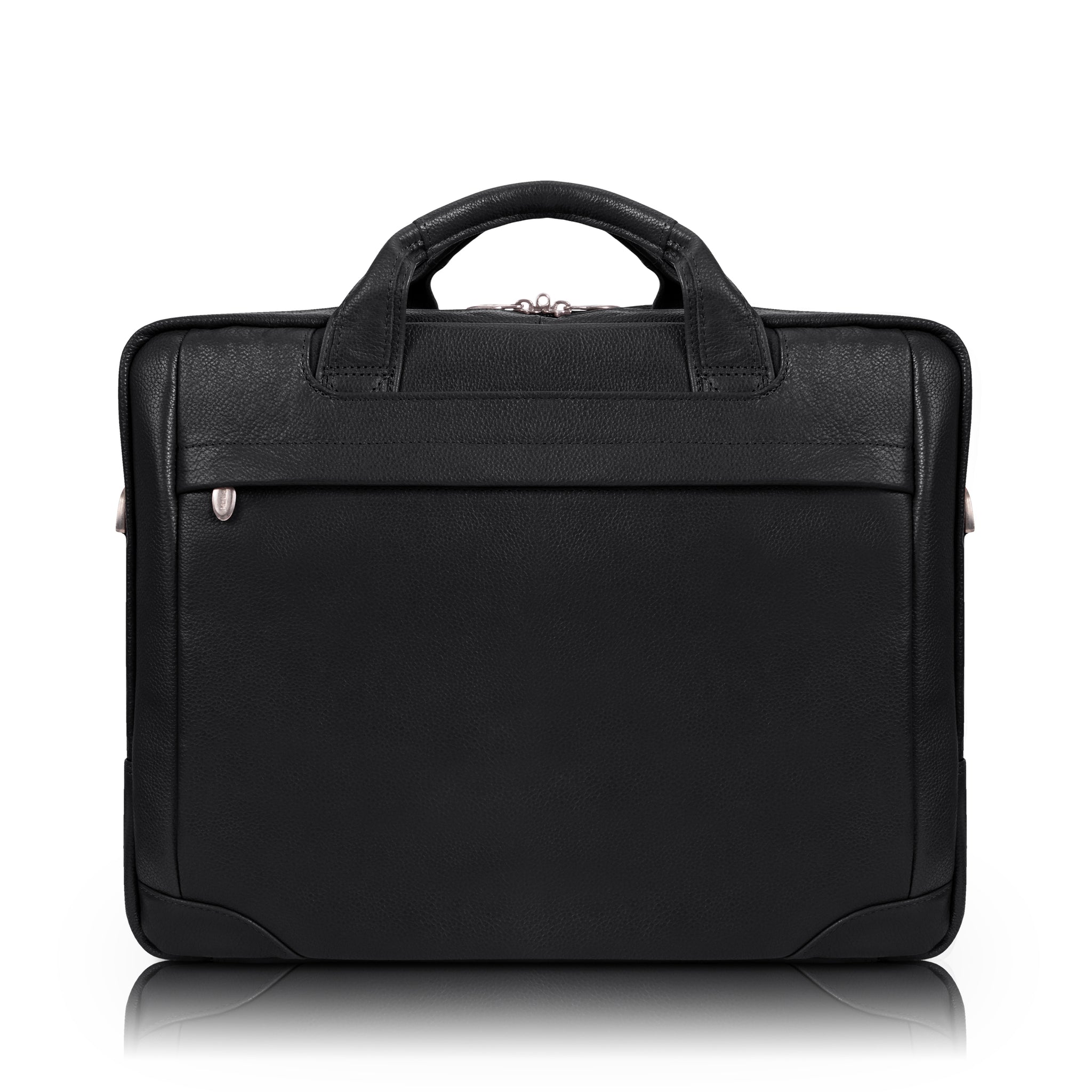 BRONZEVILLE | 15" Medium Leather Laptop & Tablet Briefcase