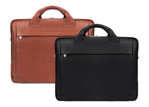 McKlein USA Leather Laptop & Tablet Briefcase