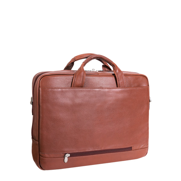 MONTCLARE | 13" Leather Laptop & Tablet Briefcase