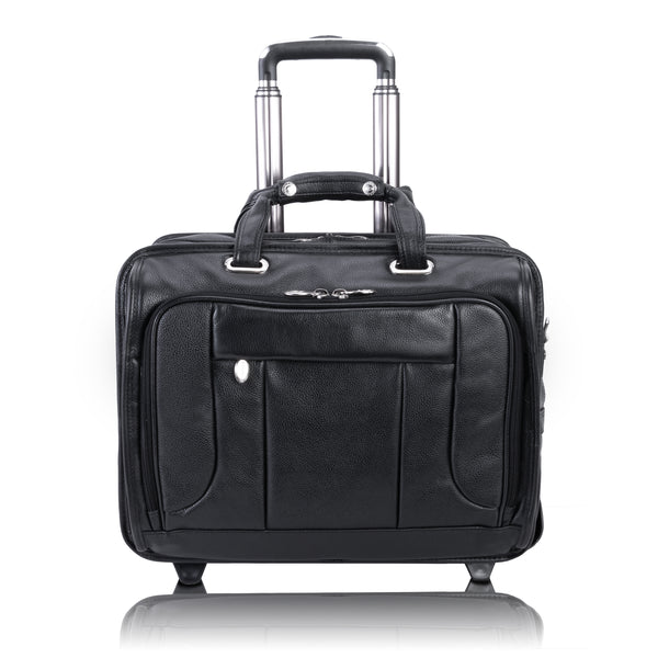 WEST TOWN | 17” Leather Detachable-Wheeled Laptop Case – McKleinUSA