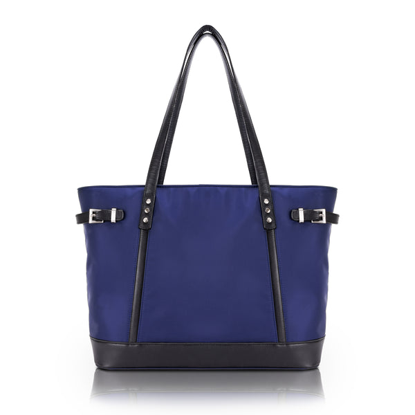 Modern Leather and Nylon Tote Bag