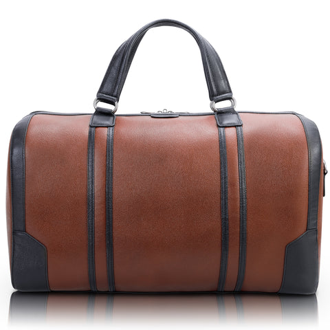 Two-Tone Tablet Duffel Front View