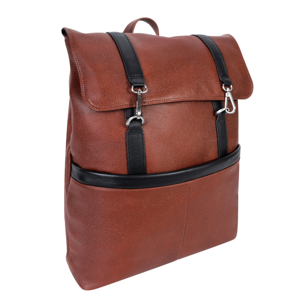Elegant Leather Laptop Backpack McKlein USA