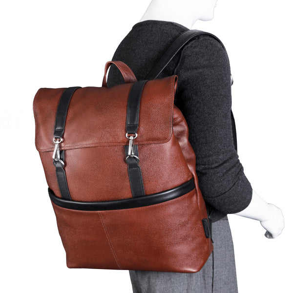 McKlein USA Element Premium Leather Backpack