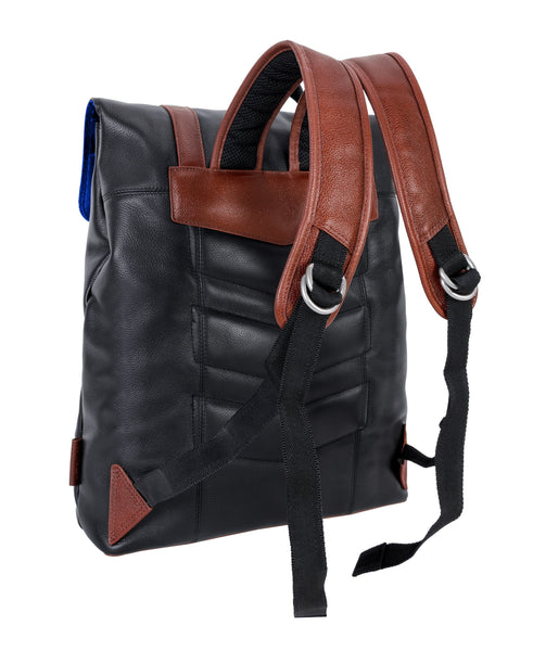 Stylish Leather Backpack with Adjustable Straps