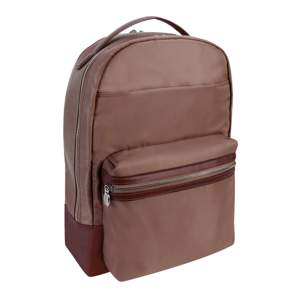 "Parker: Sleek Dual-Compartment Backpack