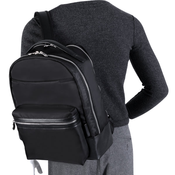 15” Nylon Dual-Compartment Backpack for Pros