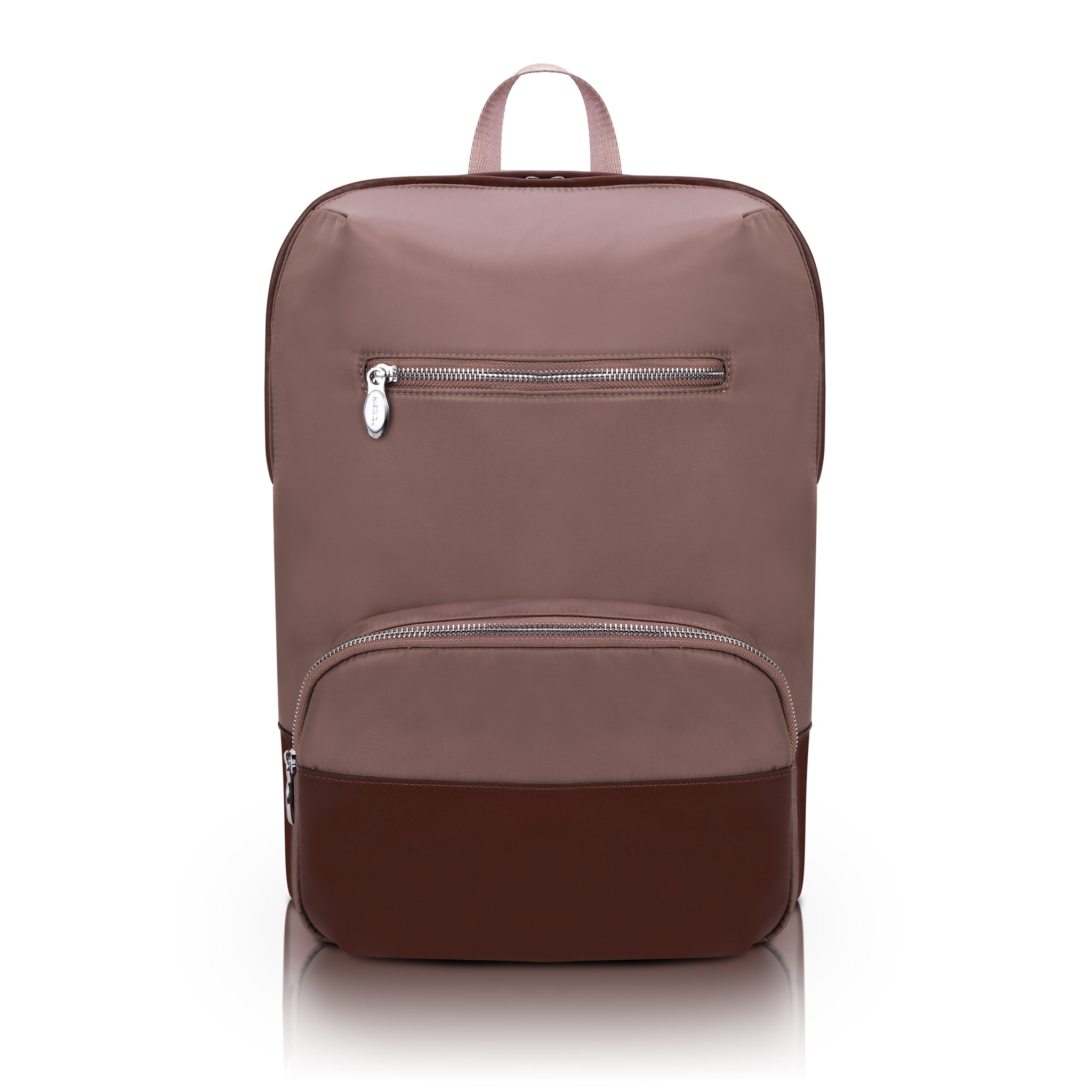 brooklyn leather backpack McKlein Brooklyn Nylon Contour Backpack Khaki