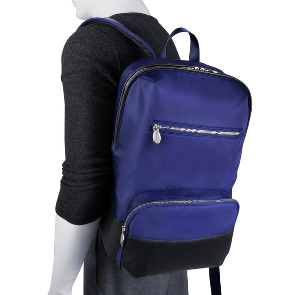 Elegant Blue Laptop Travel Backpack for Men
