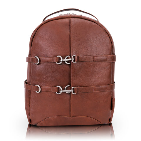 OAKLAND | 15” Leather Laptop & Tablet Backpack