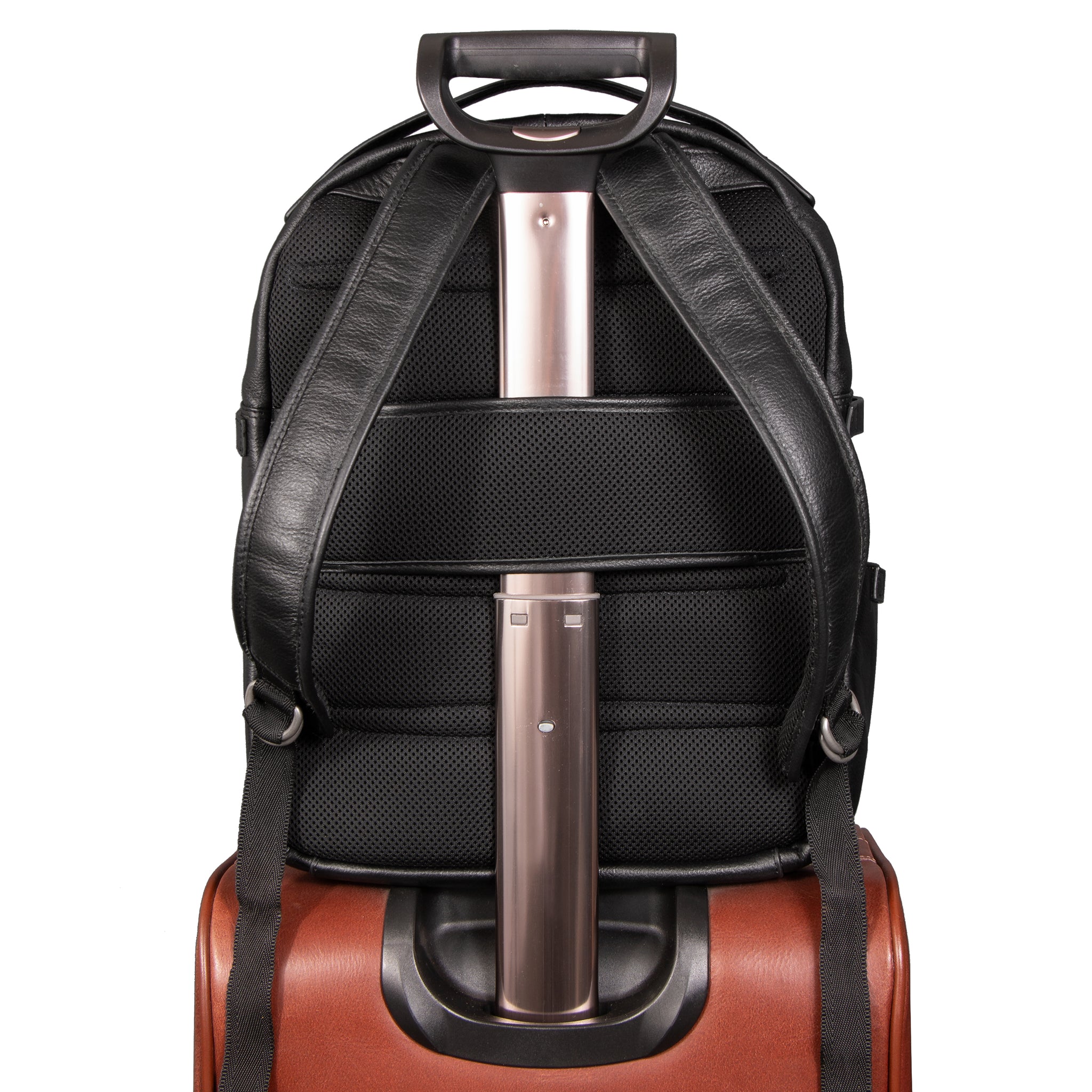 Premium 15” Leather Laptop & Tablet Backpack - Oakland – McKleinUSA