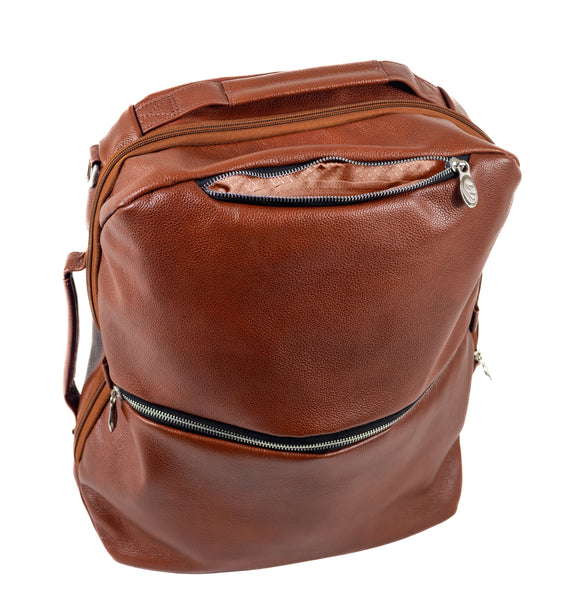 McKlein USA East Side Premium Leather Backpack