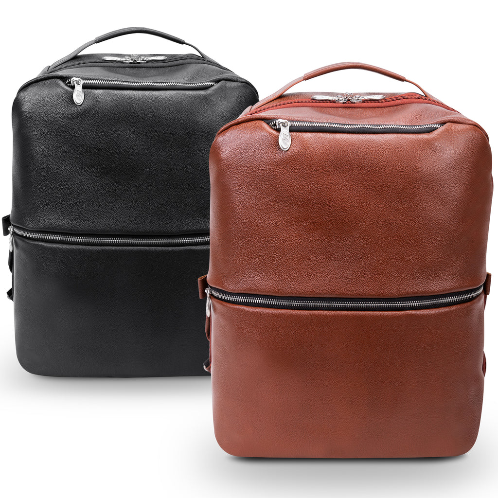17 genuine leather laptop backpack Sigmund" Inch corrosive substances 17" Large Real Leather Backpack
