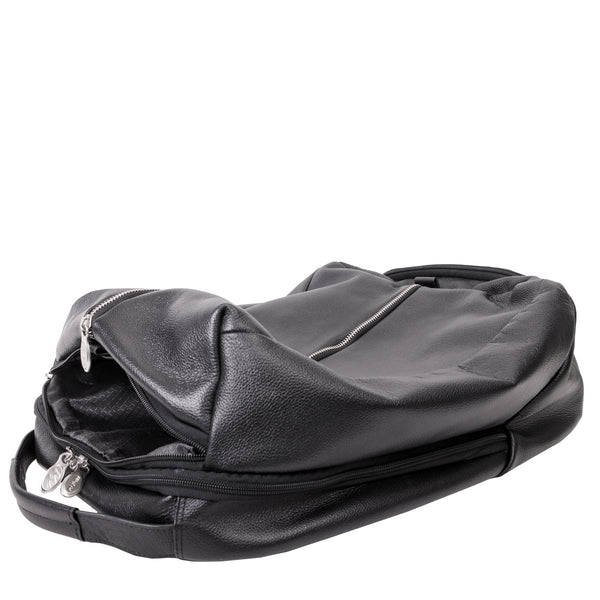 17" Leather Laptop Backpack Design