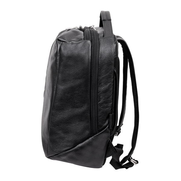 Elegant 17" Leather Backpack
