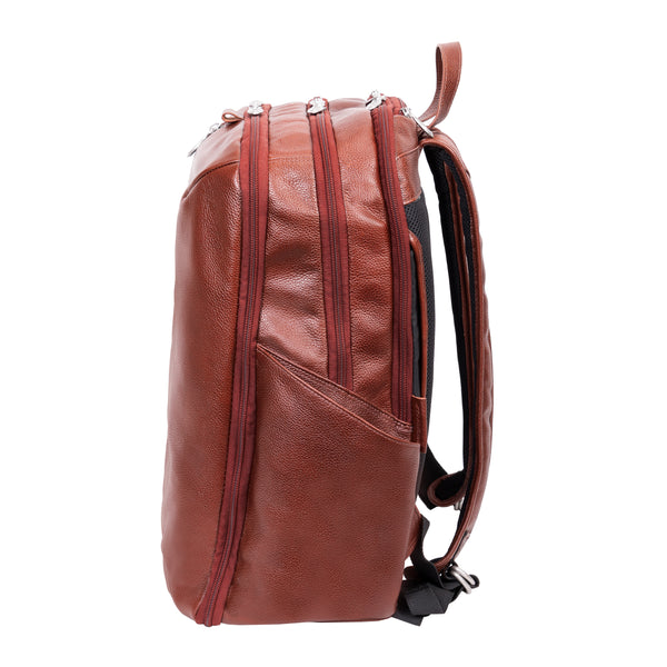 Premium Leather Tech Backpack