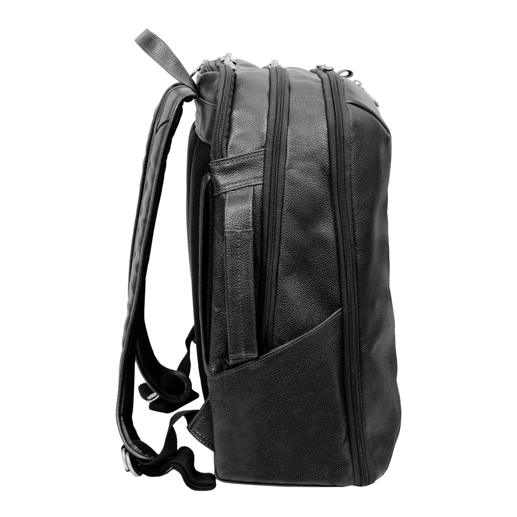 17” Leather Carry-All: Weekend Laptop Backpack – McKleinUSA