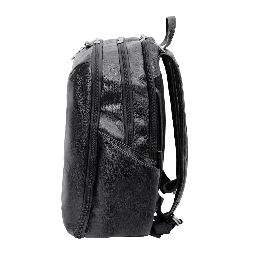 17” Leather Carry-All: Weekend Laptop Backpack – McKleinUSA