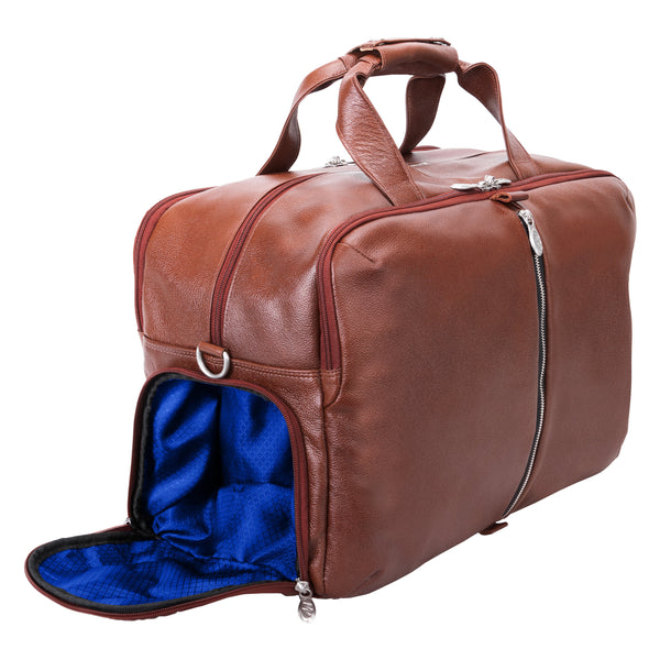AVONDALE | Leather Carry-All 17" Laptop Duffel