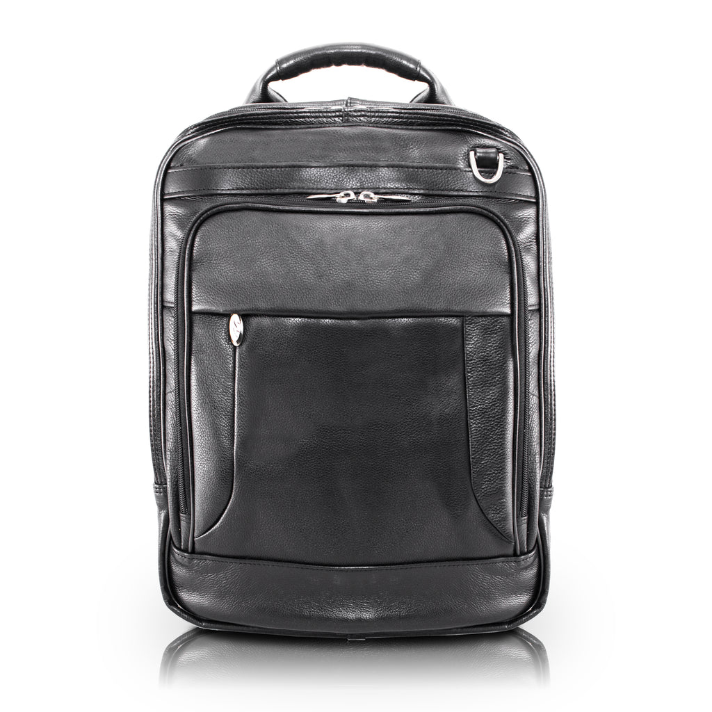 Premium 15” Leather 3-Way Laptop Backpack Premium 15” Leather 3-Way Laptop Backpack