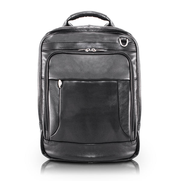 LINCOLN PARK | 15” Leather 3-Way Laptop Backpack