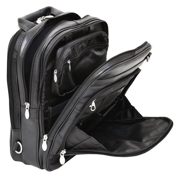 Versatile Leather 3-Way Backpack - 15” Tech
