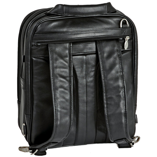 LINCOLN PARK | 15” Leather 3-Way Laptop Backpack
