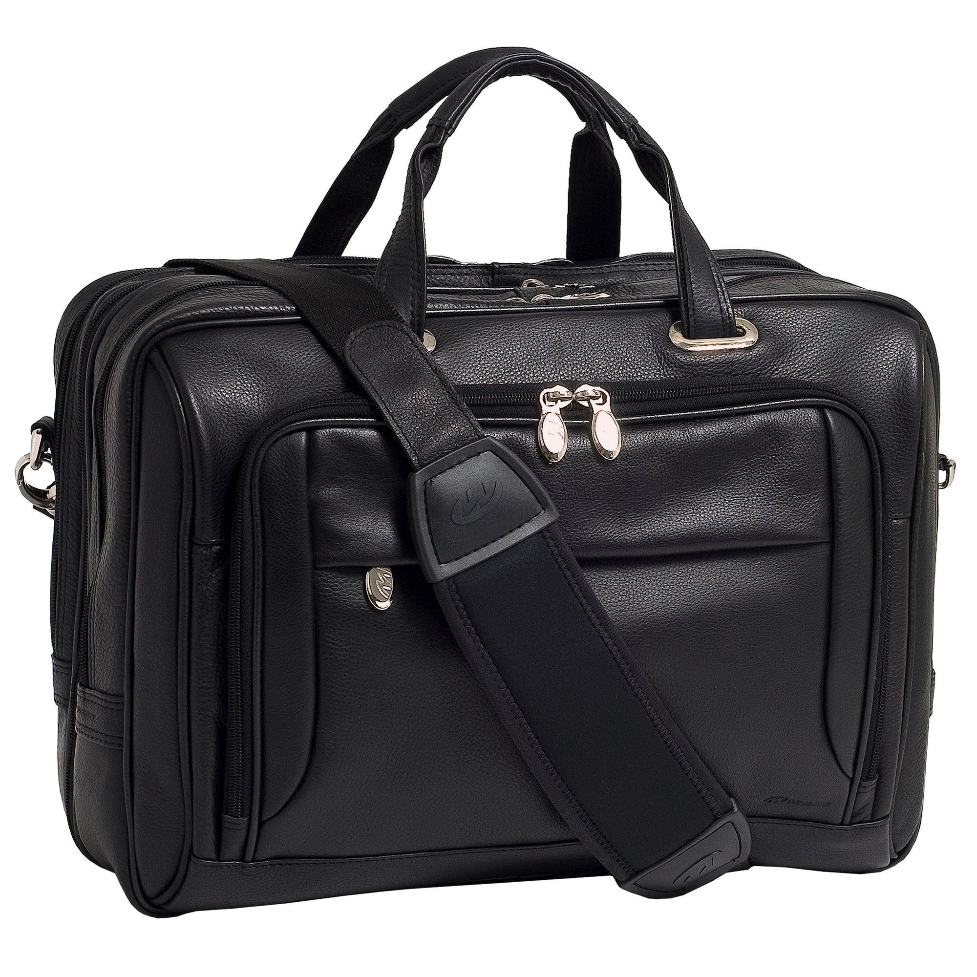 Leather expandable briefcase online