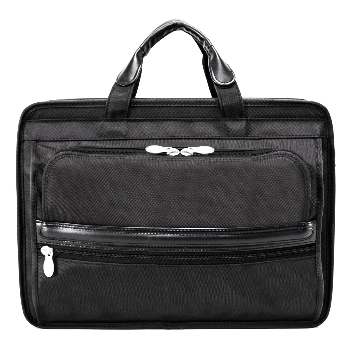 ELSTON | 15” Nylon Dual-Compartment Laptop Briefcase – McKleinUSA