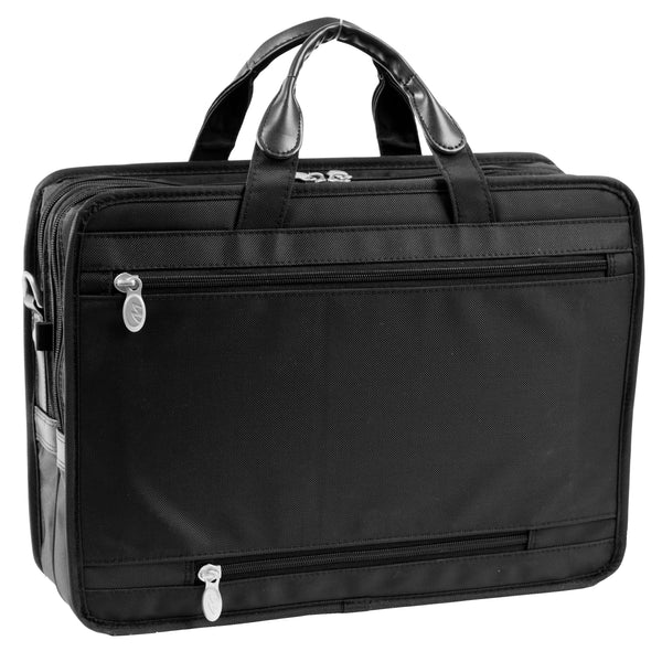 HUBBARD | 15” Nylon Dual-Compartment Laptop Briefcase