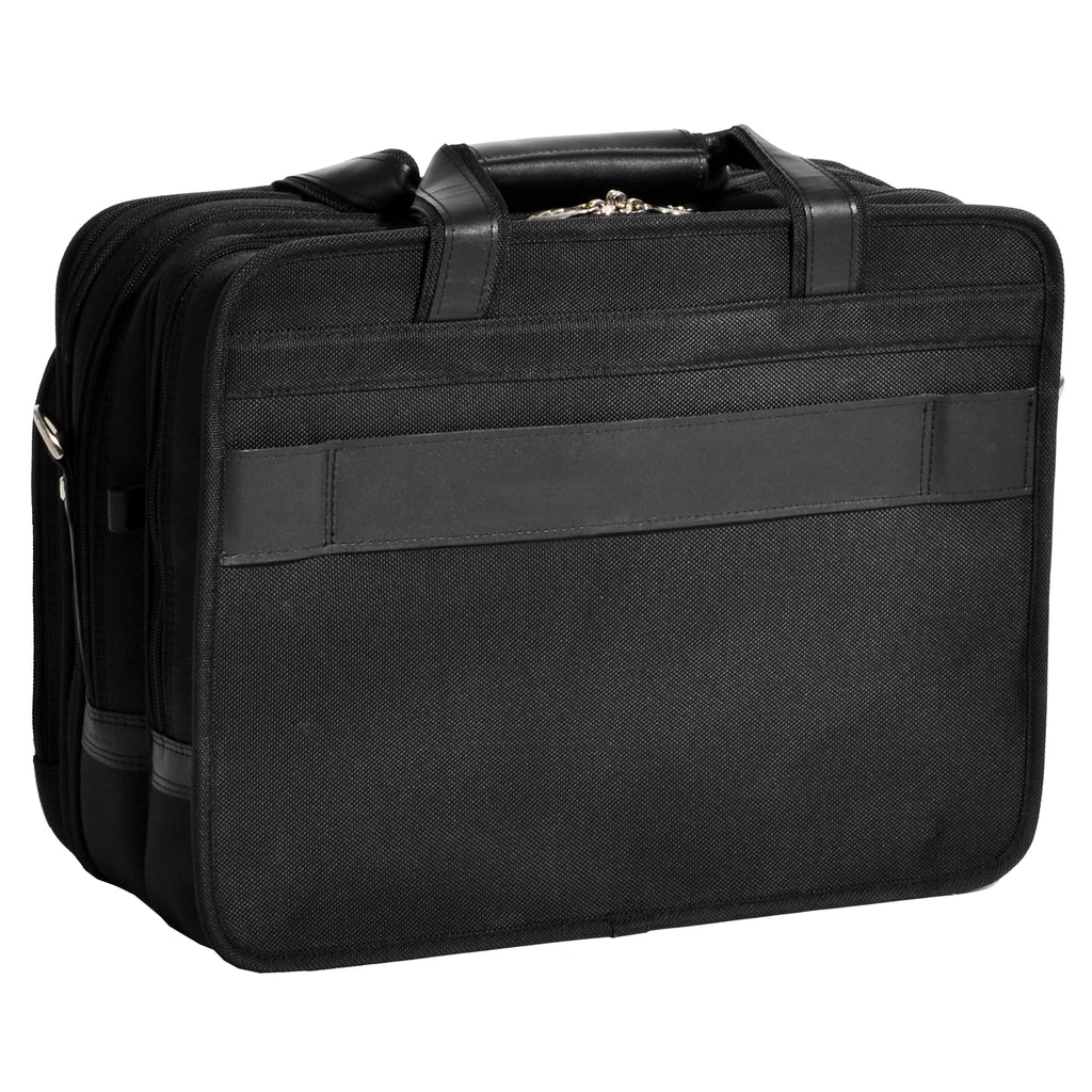 Mcklein R Series Roosevelt Ballistic Detachable Wheeled Laptop Briefcase