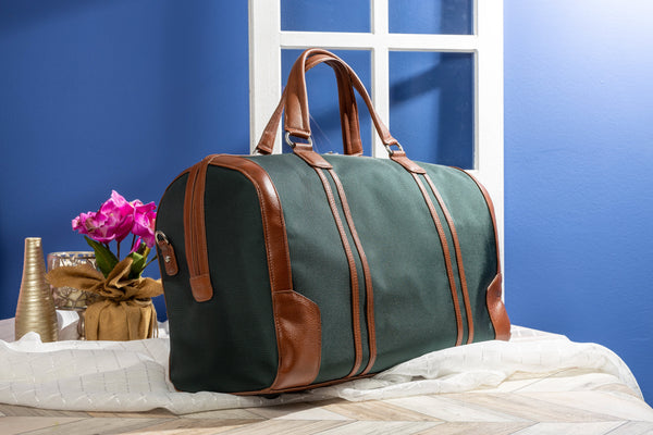KINZIE | Nylon Two-Tone Carry-All Tablet Duffel
