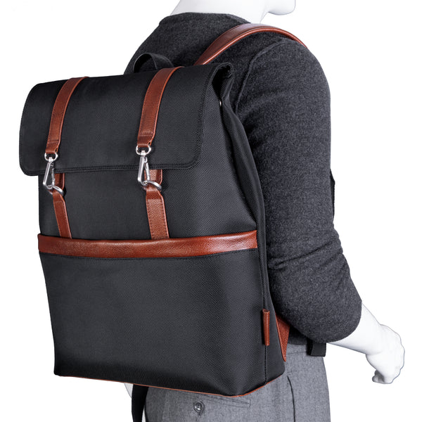 ELEMENT | 17” Nylon Two-Tone Flap Over Laptop Backpack