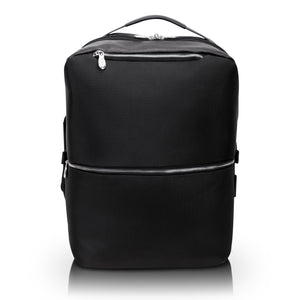 EAST SIDE | 17” Nylon 2-In-1 Laptop Cross-Body & Backpack