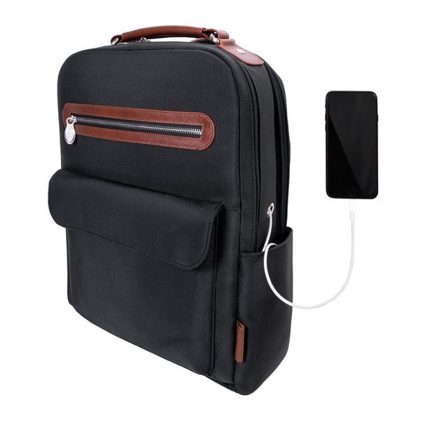 Stylish Two-Tone Backpack