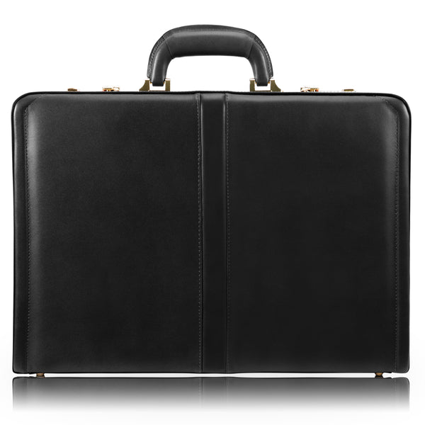 Reagan Leather Briefcase - Front View