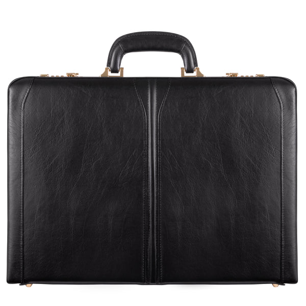 McKlein USA Lawson Black Premium Leather Briefcase