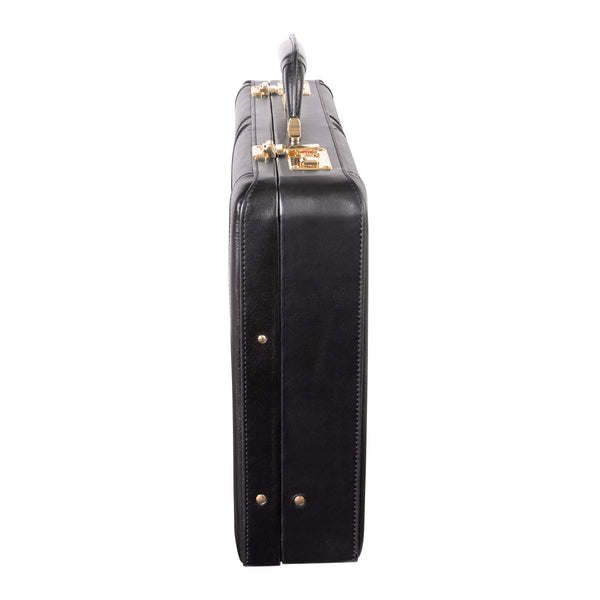 McKlein USA Lawson Stylish Leather Briefcase Side