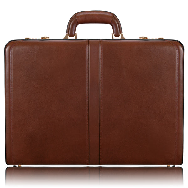 Harper Leather Briefcase with Multiple Compartments