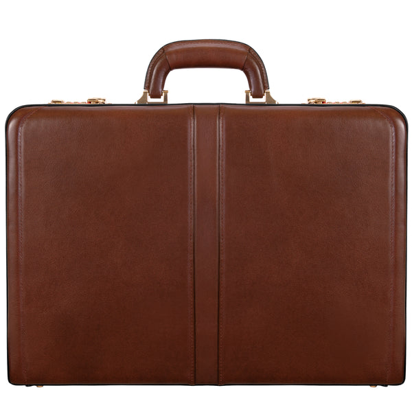 McKlein USA Luxury Leather Attaché Briefcase