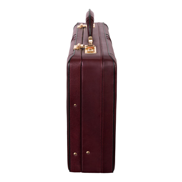 McKlein USA Turner Leather Briefcase - Side View