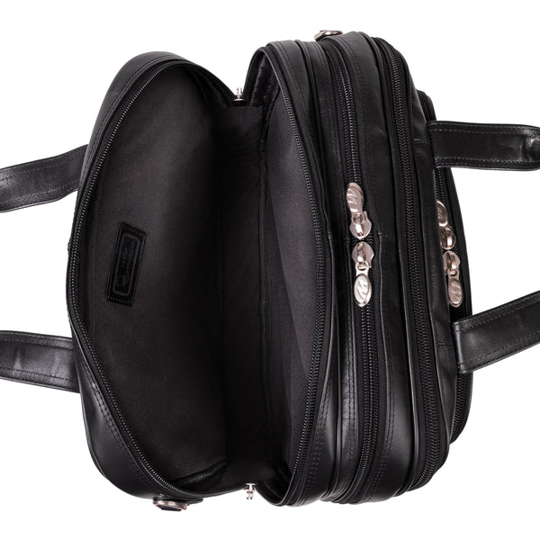 McKlein Damen - Leather Detachable-Wheeled Laptop Bag