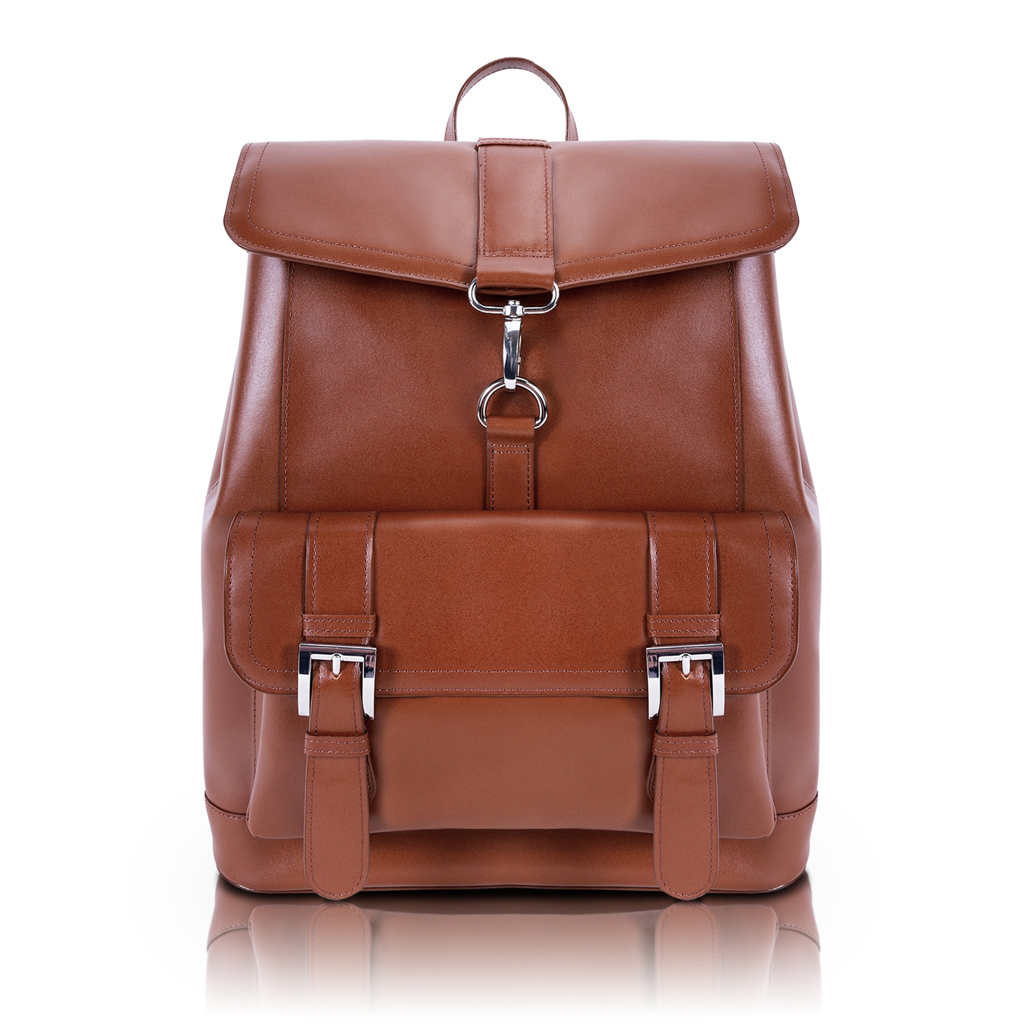 HAGEN | 15” Leather Laptop Backpack