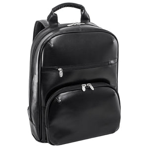 8804 15" Leather Laptop Backpack